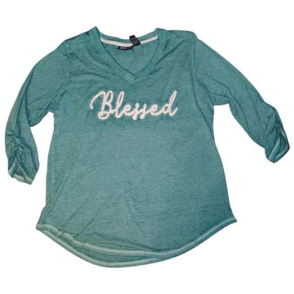 joei & i Tops - Joei & i Women's Plus Size 1X Blessed Shirt Top
